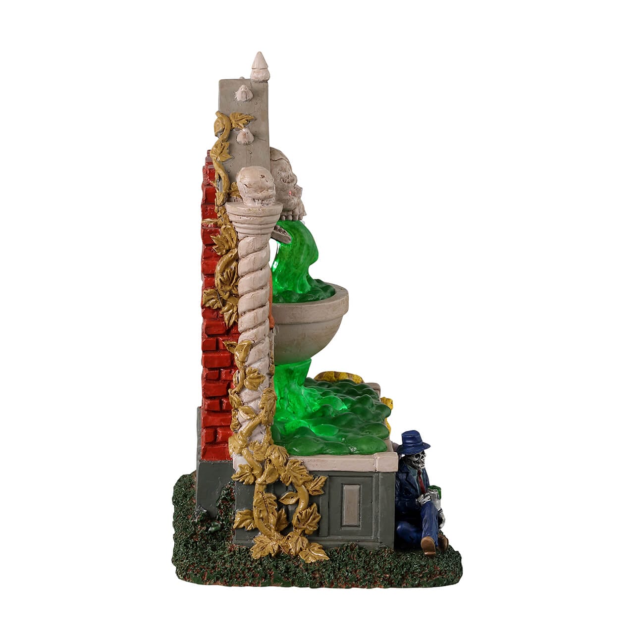 lemax-grime-and-slime-spring-fontaine-effrayante-lumineuse-spooky-town image 2