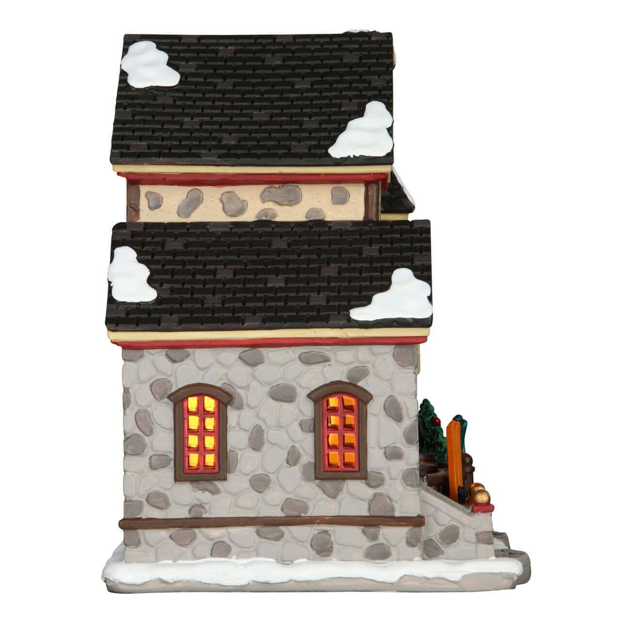 lemax-the-red-moose-bar-bar-miniature-lumineux-de-village image 2