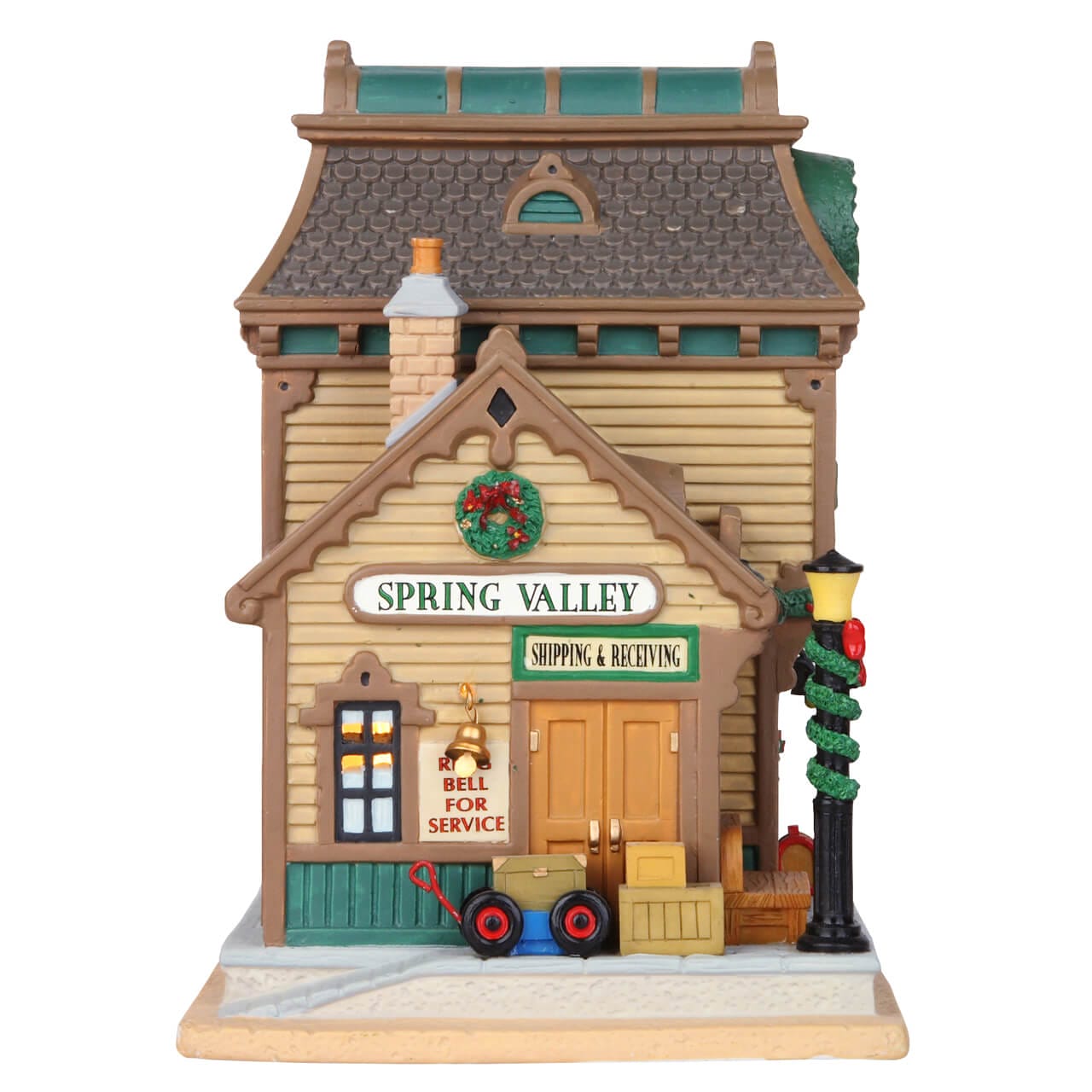 lemax-spring-valley-depot-b-timent-miniature-gare-de-village image 3