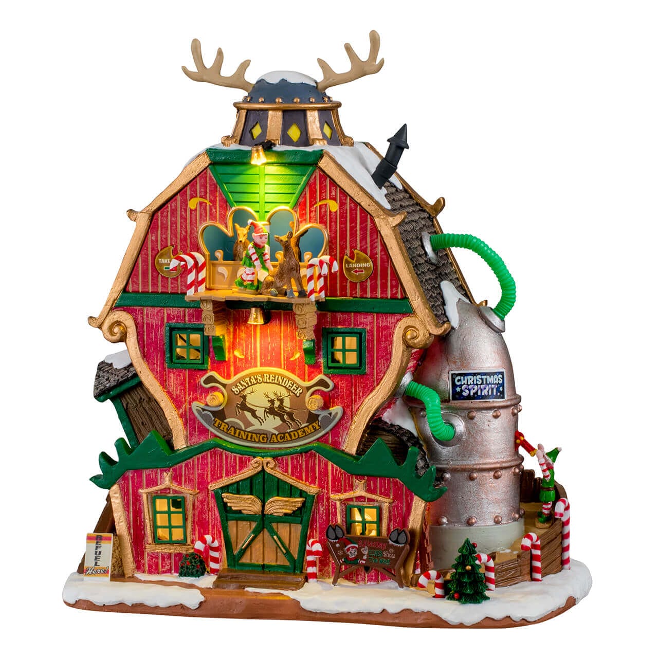 lemax-santa-s-reindeer-training-academy-b-timent-de-no-l image 1