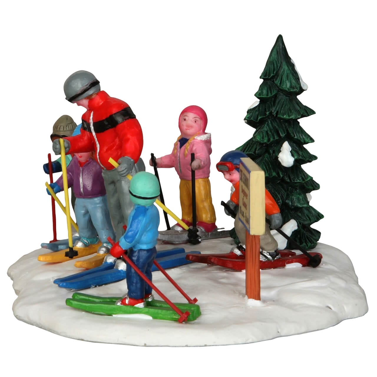 lemax-ski-school-figurine-miniature-cole-de-ski-vail-village image 4