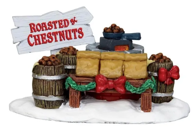 lemax-chestnuts-roasting-stand-marrons-chauds-miniature image 1