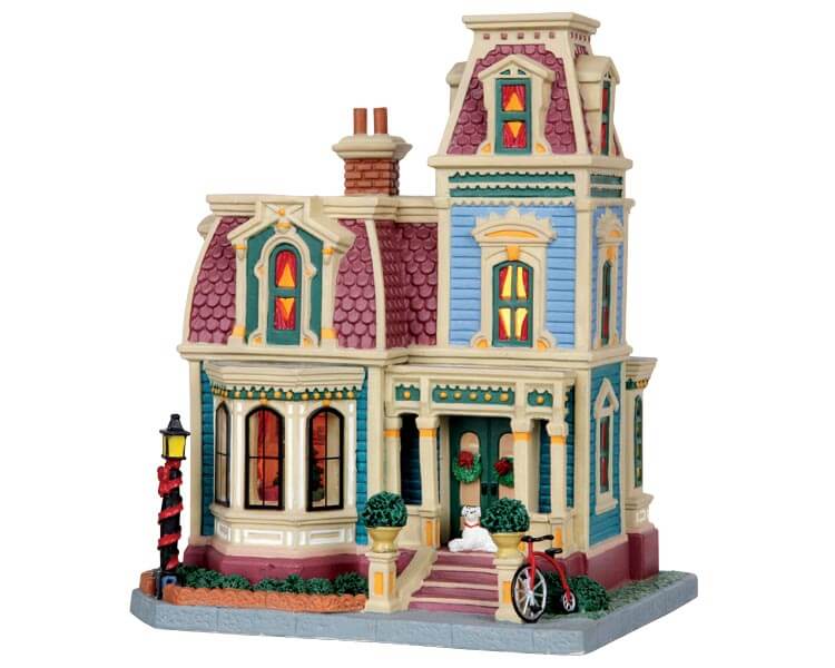 lemax-hawthorne-house-maison-miniature-de-village-de-collection image 1