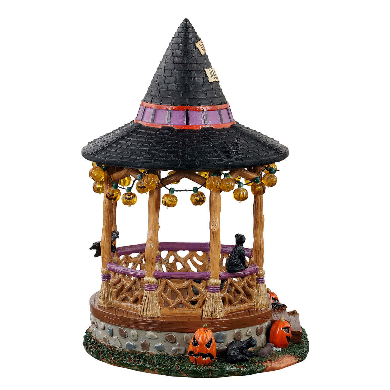 lemax-witch-gazebo-kiosque-d-halloween-spooky-town-miniature image 2