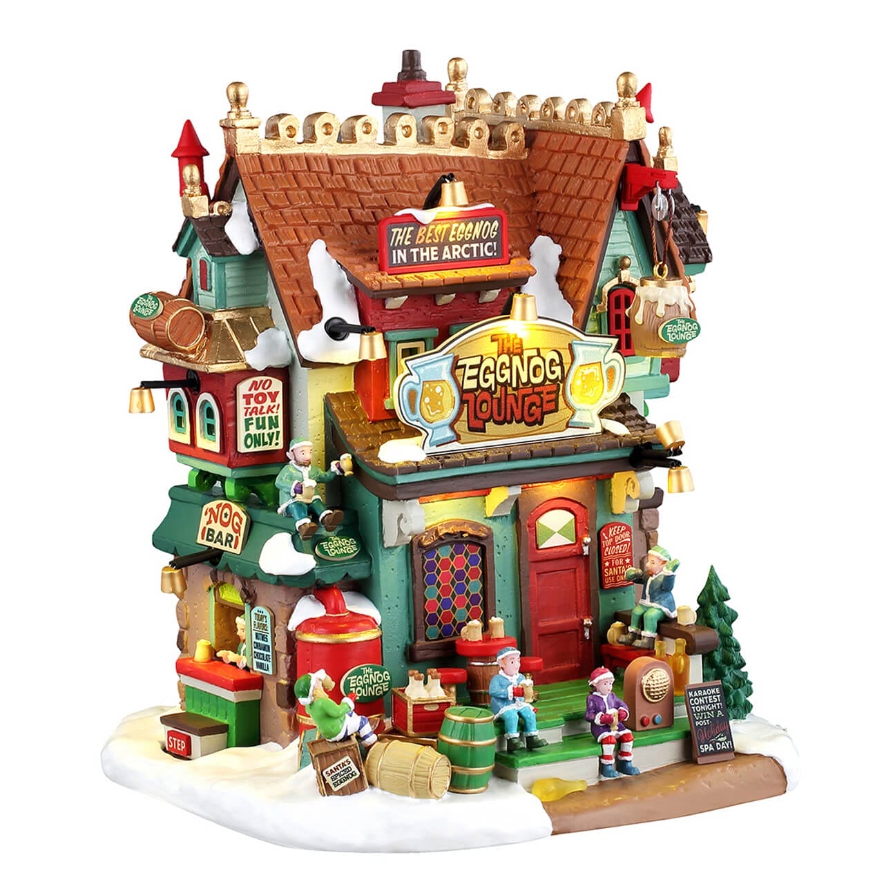 lemax-the-eggnog-lounge-b-timent-lumineux-santa-s-wonderland image 1