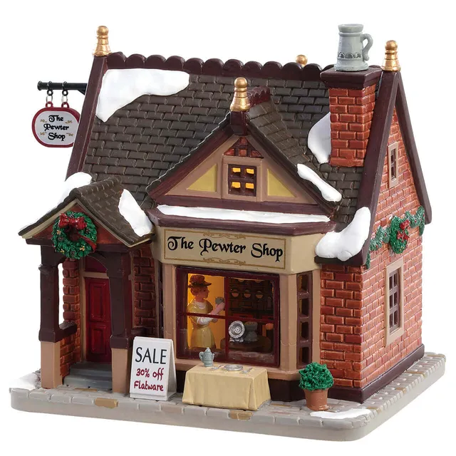 lemax-the-pewter-shop-b-timent-miniature-de-village image 1