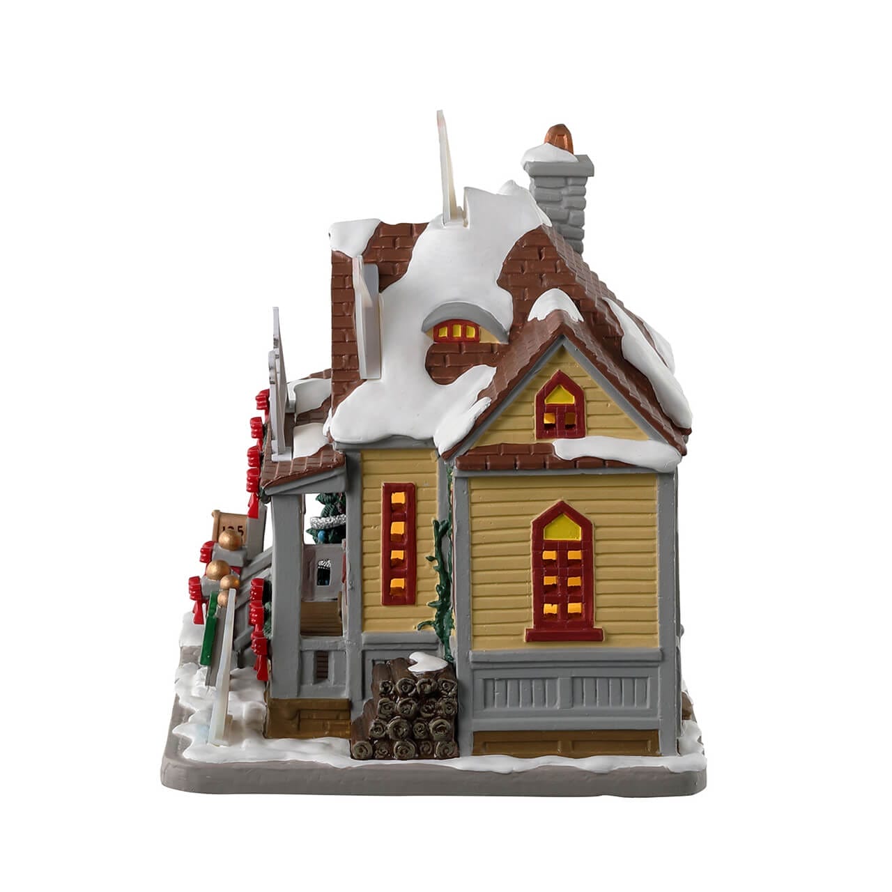 lemax-rockledge-cottage-maison-de-no-l-pingouins-illumin-e image 3