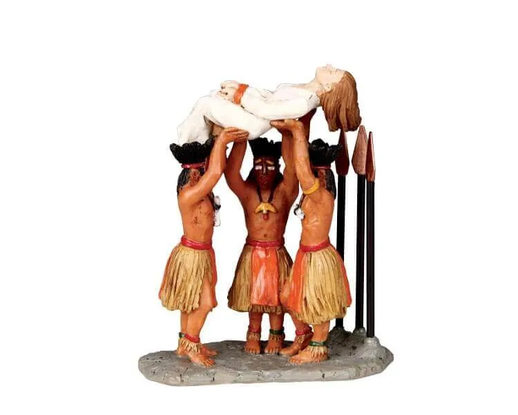 lemax-spooky-town-ritual-sacrifice-figurine-miniature-halloween image 1