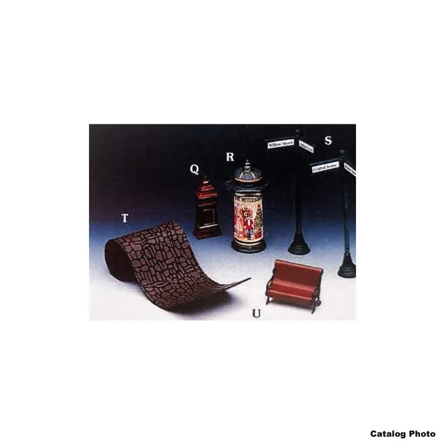 lemax-pvc-brick-road-route-miniature-brique-pour-village-de-no-l image 1