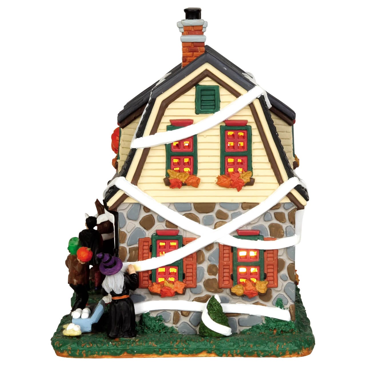 lemax-tricked-out-house-maison-hant-e-spooky-town image 2
