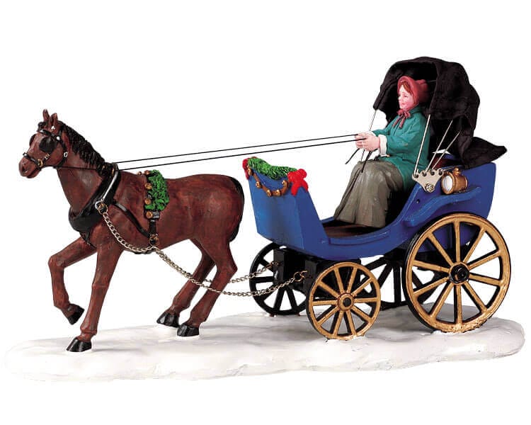 lemax-phaeton-carriage-cal-che-de-collection-pour-village-miniature image 1