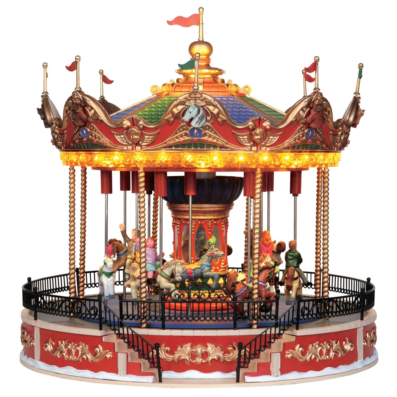 lemax-royal-carousel-man-ge-miniature-coventry-cove image 1