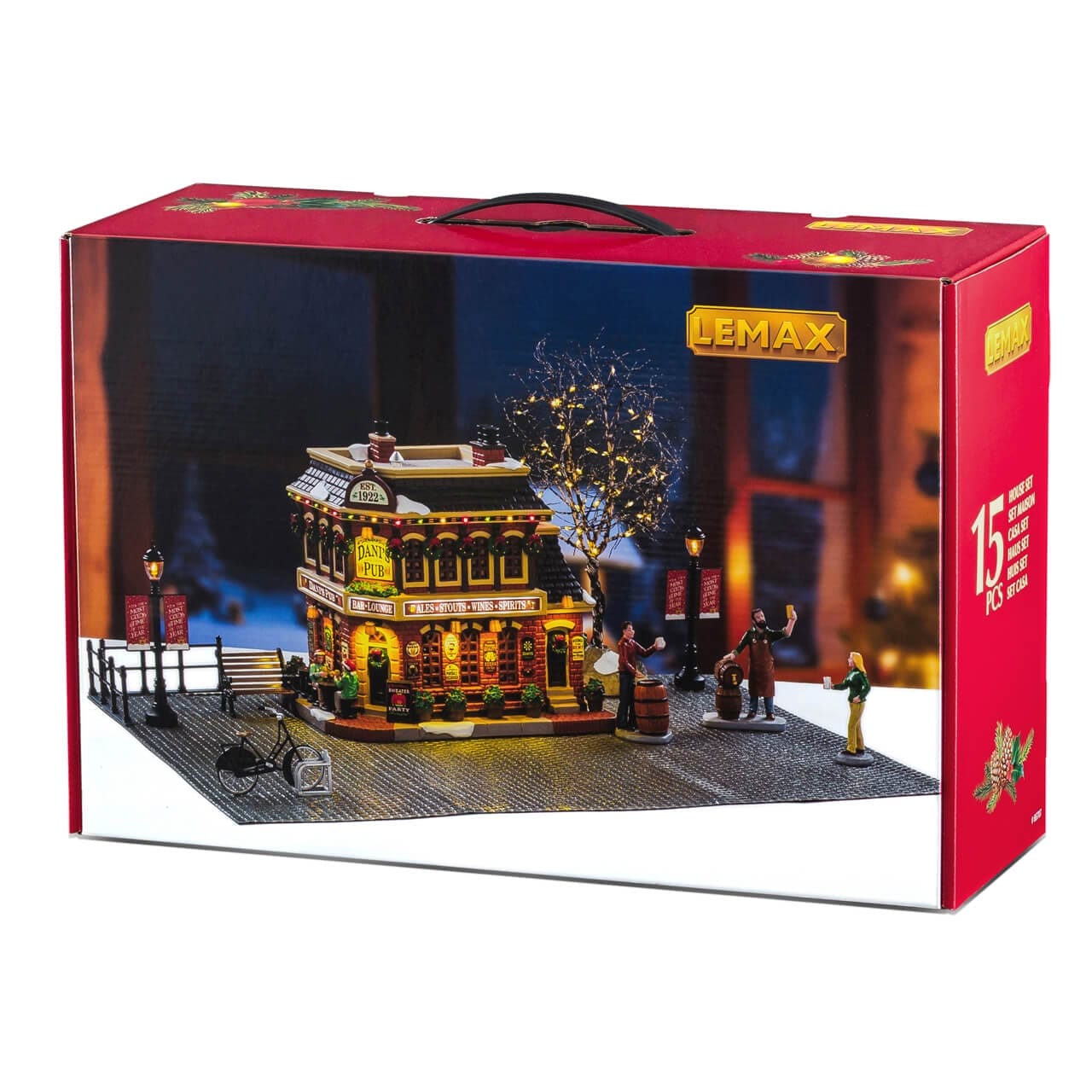 lemax-dani-s-pub-set-coffret-pub-caddington-village-complet image 2