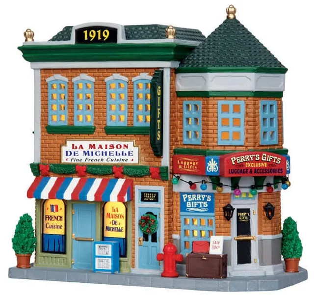 lemax-perry-s-corner-maison-miniature-de-collection image 1