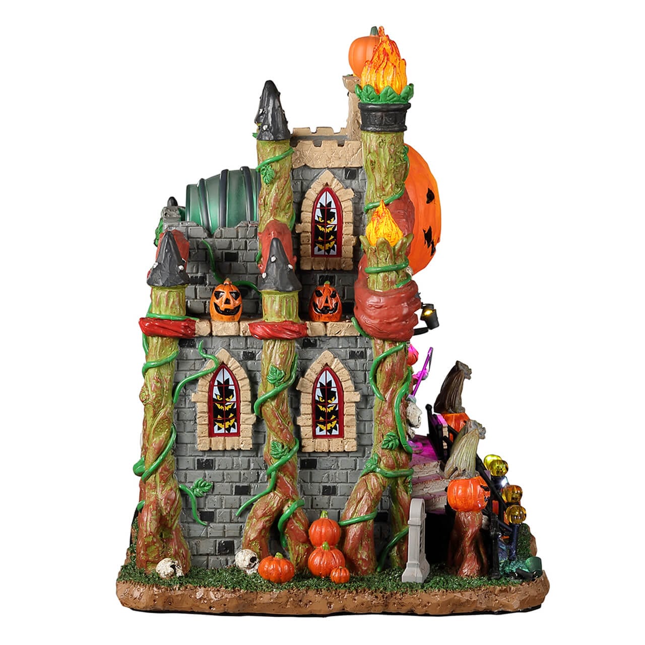 lemax-crypt-of-the-lost-pumpkin-souls-ch-teau-halloween-lumineux image 2