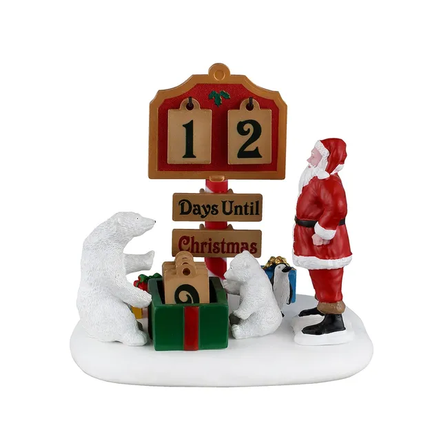 lemax-north-pole-countdown-p-re-no-l-et-ours-polaires-santa-s-wonderland image 1