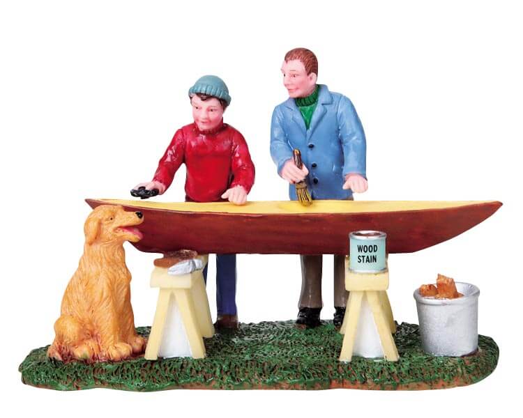 lemax-kayak-building-figurine-construction-kayak image 1