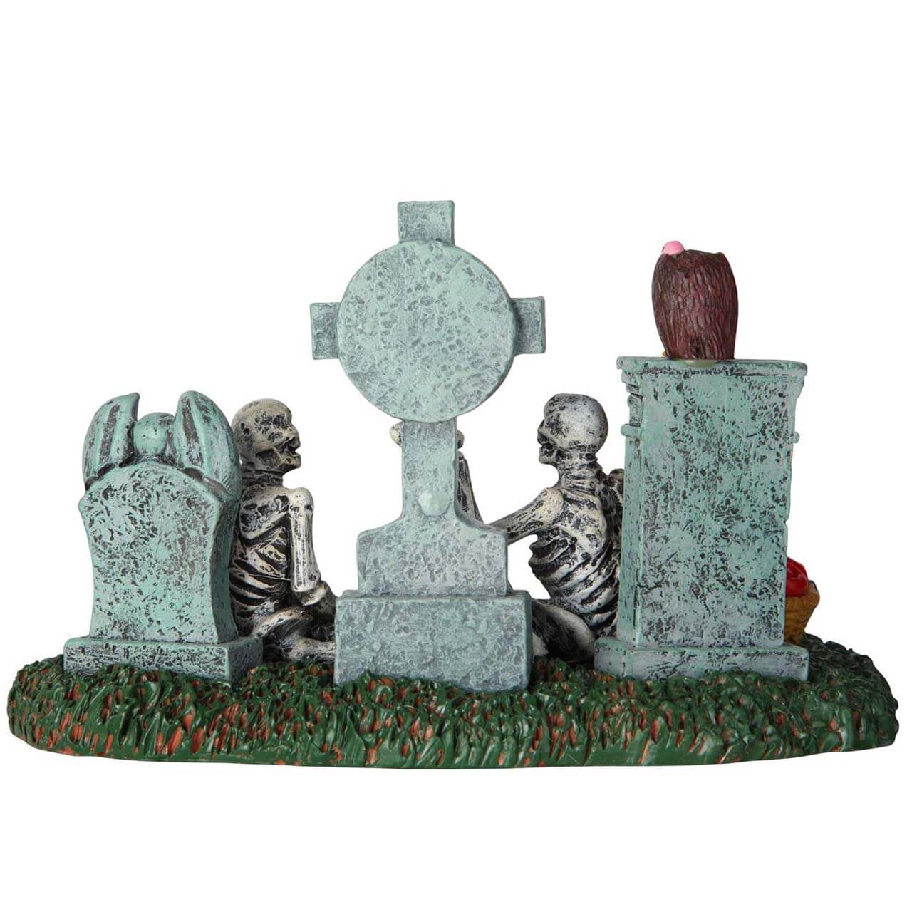 lemax-graveyard-picnic-sc-ne-miniature-spooky-town-de-collection image 4