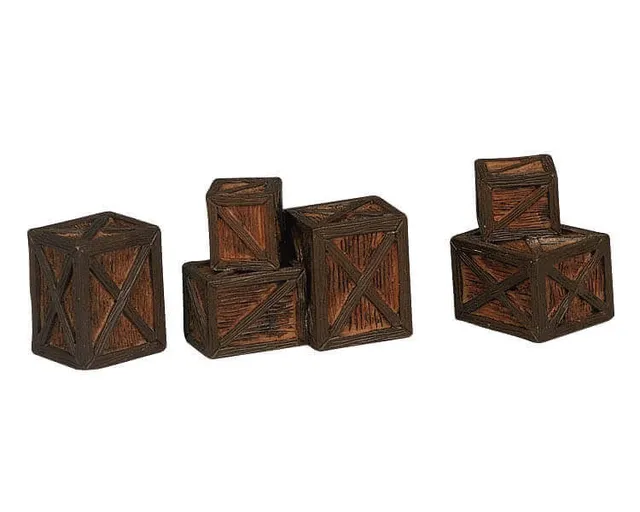 lemax-crates-lot-de-caisses-en-bois-miniatures image 1