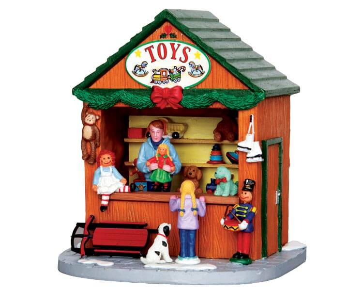 lemax-christmas-market-scene-toys-figurines-march-de-no-l-miniature image 1