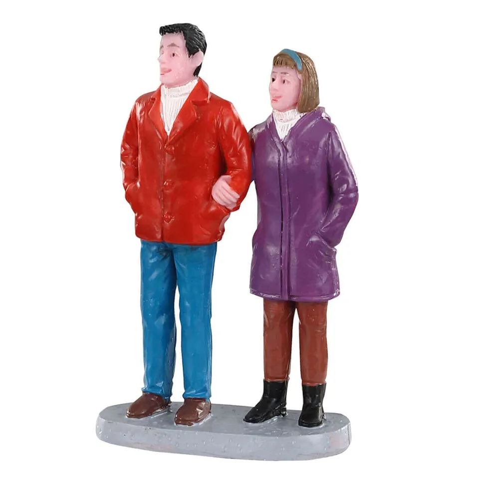 lemax-holiday-shopping-together-figurine-couple-miniature-de-collection image 1