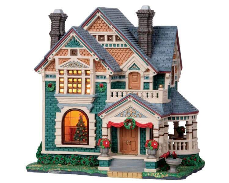 lemax-brewster-residence-maison-miniature-de-village-de-collection image 4