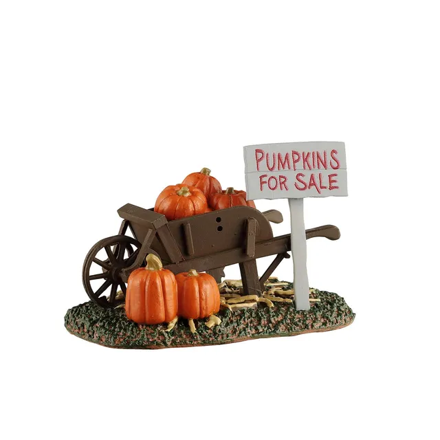 lemax-pumpkins-for-sale-stand-citrouilles-miniature-spooky-town image 1