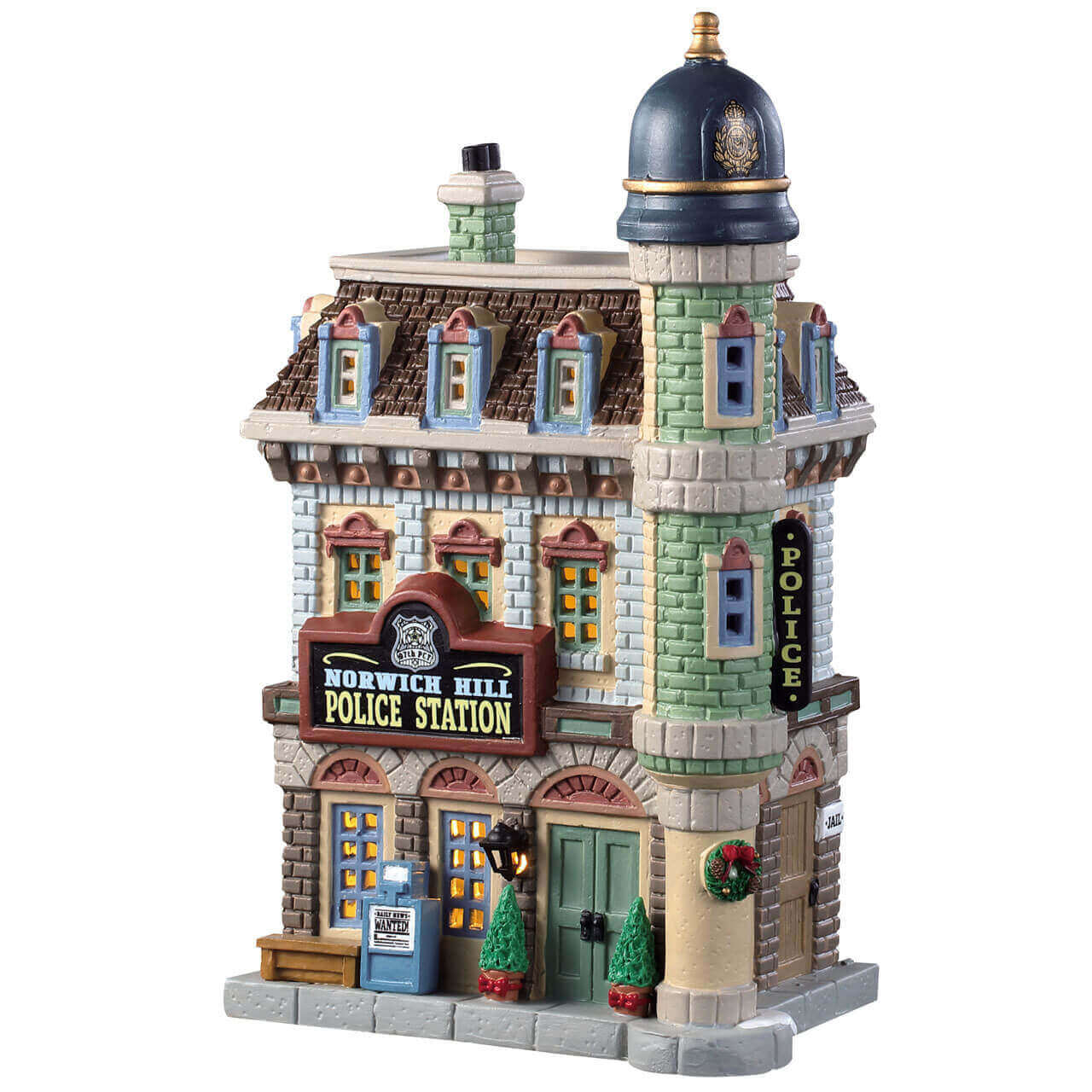 lemax-norwich-police-station-b-timent-miniature-police image 1