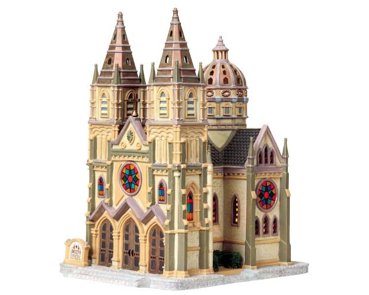 lemax-lancaster-cathedral-cath-drale-miniature-illumin-e image 1