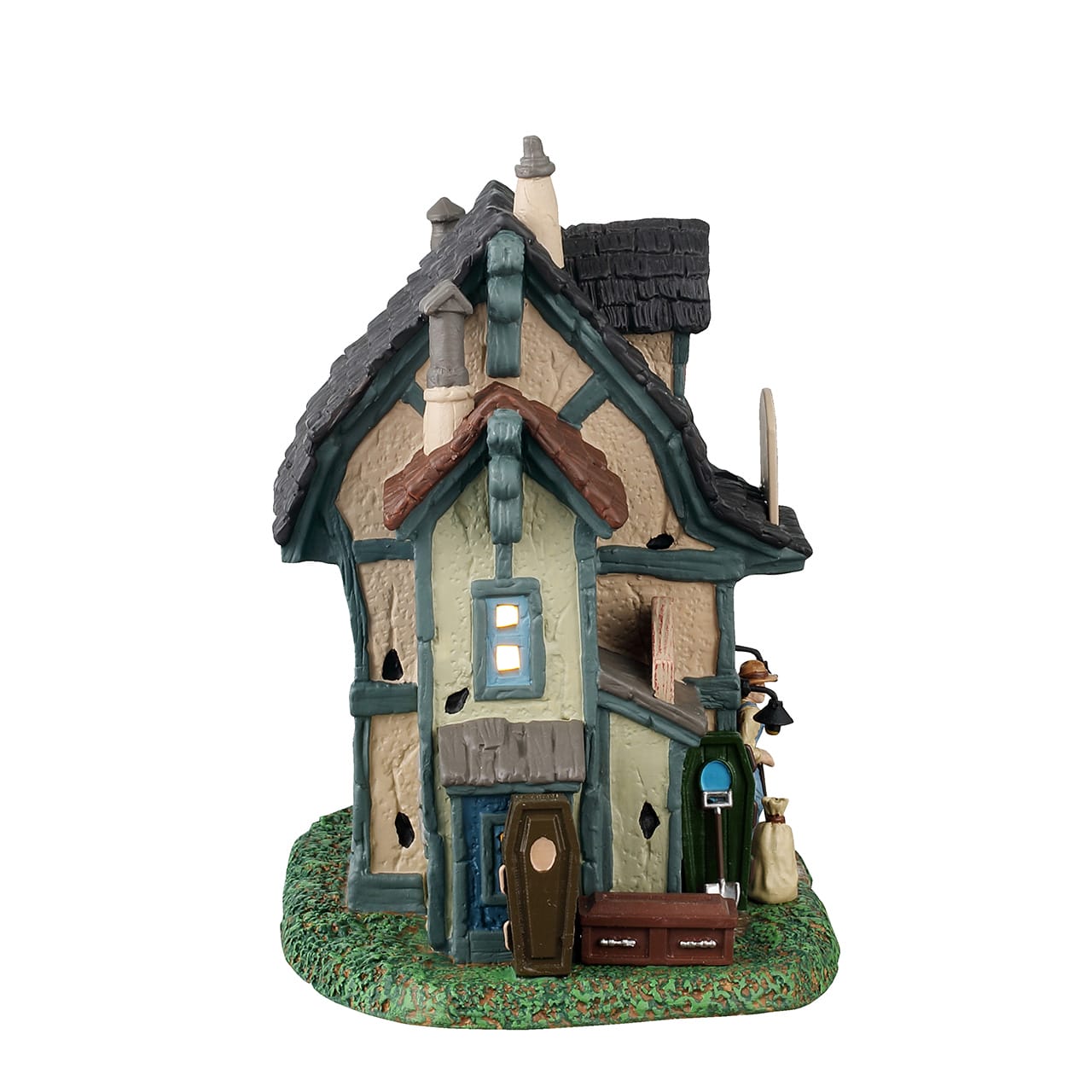 lemax-the-casket-monger-cabane-miniature-hant-e-spooky-town image 2
