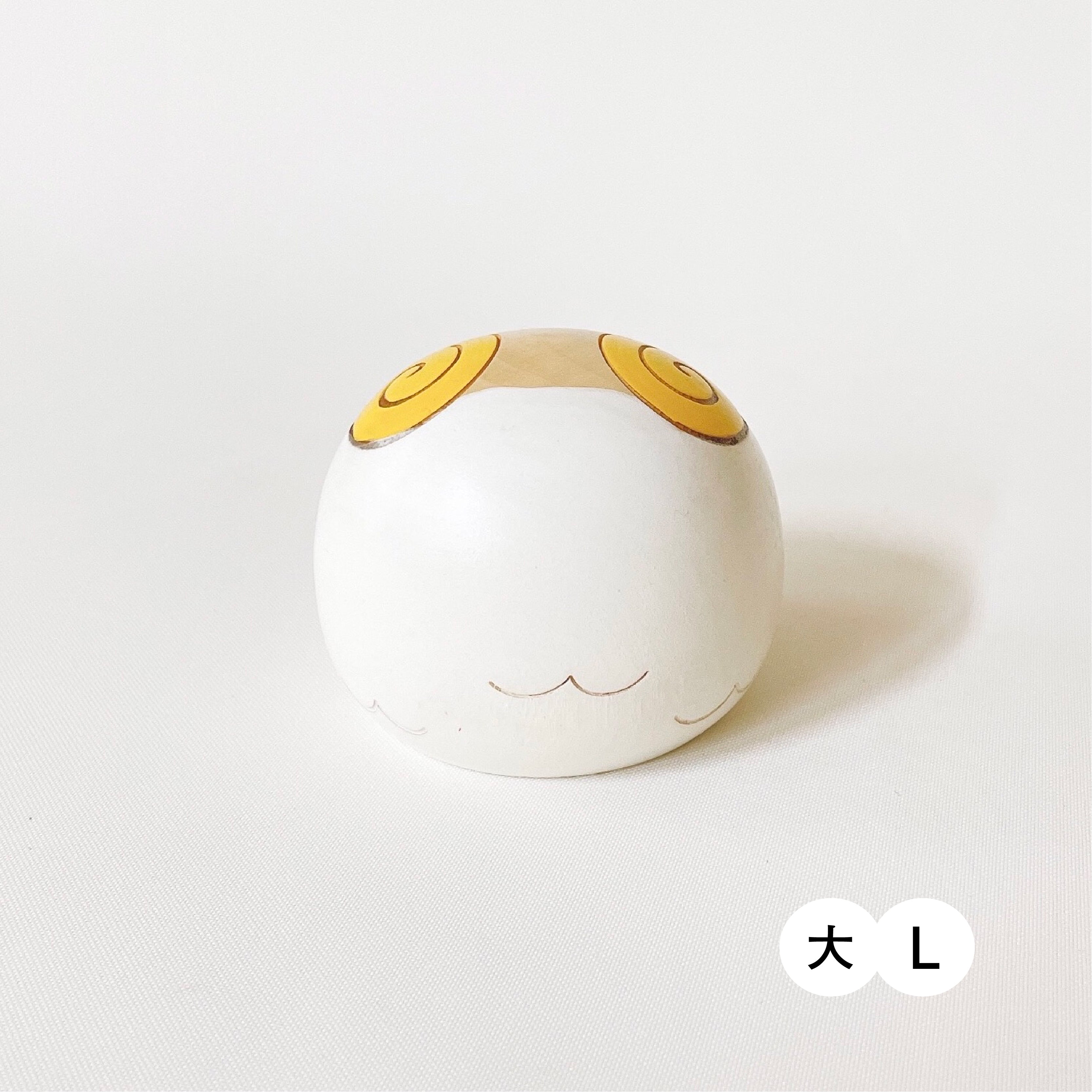 usaburo-kokeshi-yurakoro-mouton-culbuto-rond-en-bois image 7