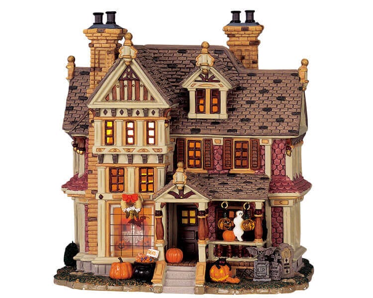 lemax-trick-or-treaters-haven-b-timent-spooky-town-halloween-lumineux image 1
