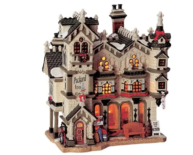 lemax-packard-inn-b-timent-miniature-village image 1
