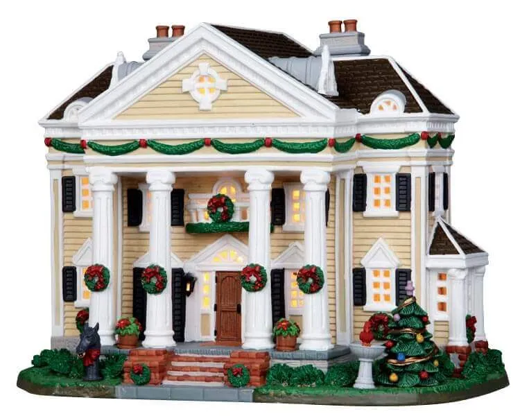 lemax-whitfield-mansion-manoir-miniature-village image 1