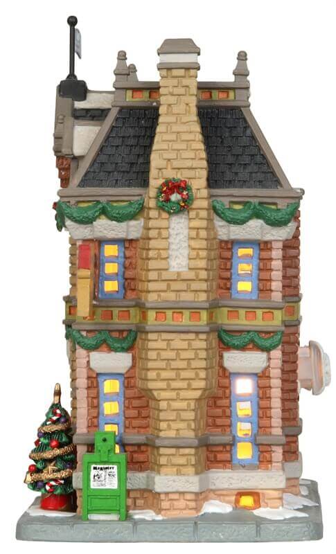 lemax-hillside-post-office-bureau-de-poste-miniature image 2