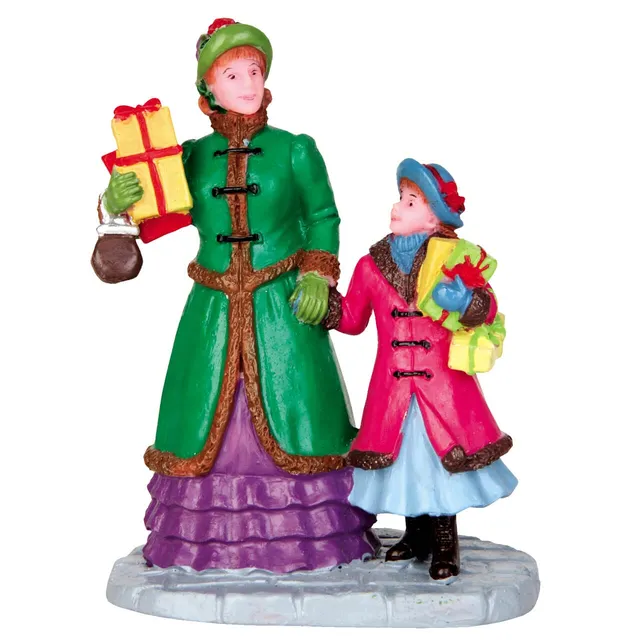lemax-christmas-shopping-figurine-achats-de-no-l-caddington image 1