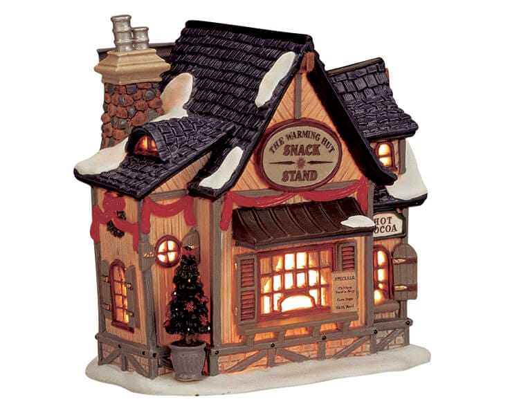 lemax-the-warming-hut-cabane-miniature-village-de-no-l image 1