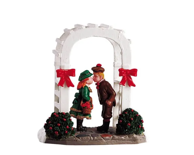 lemax-mistletoe-kiss-figurine-miniature-de-no-l image 1