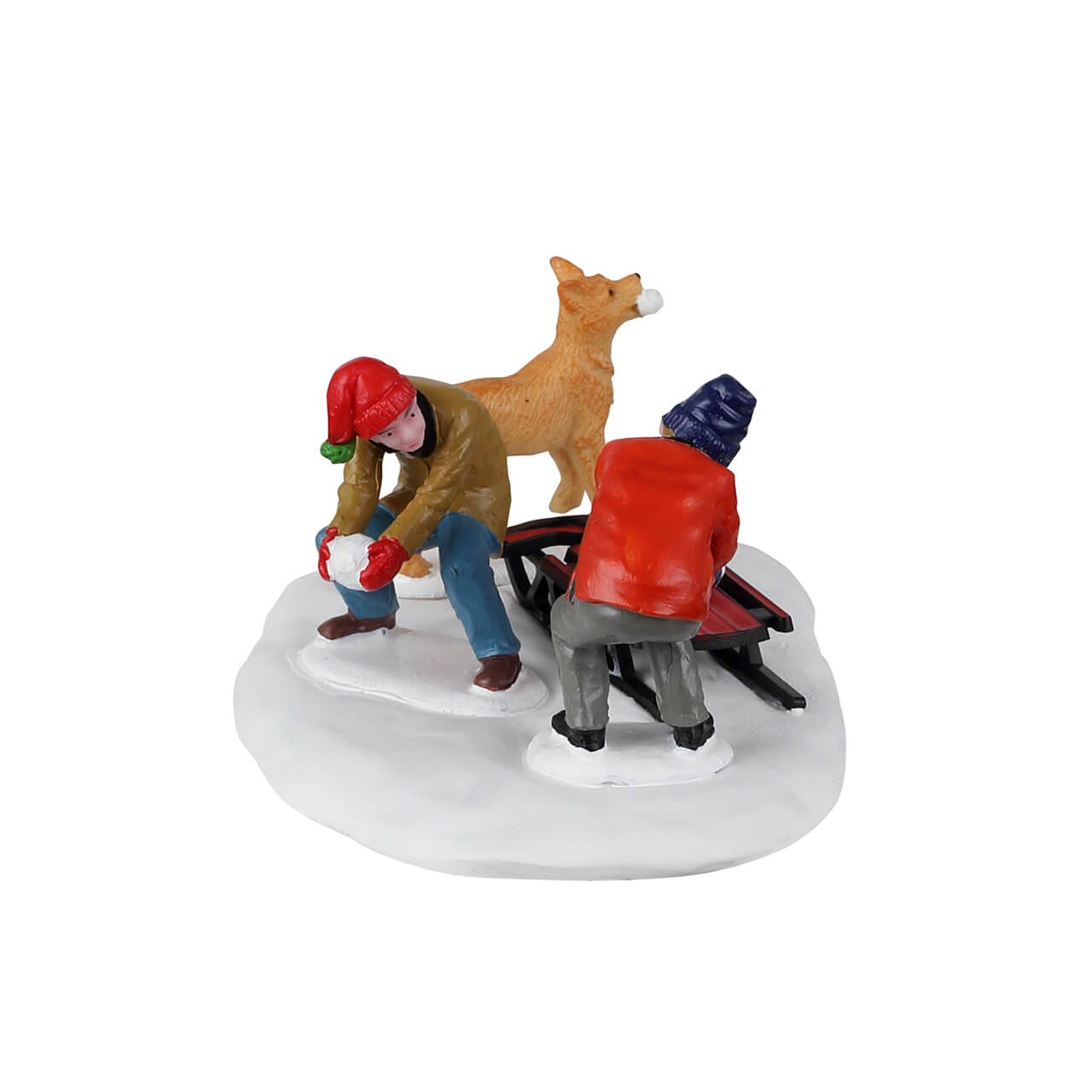 lemax-snowy-ammo-operation-figurine-bataille-de-boules-de-neige image 2