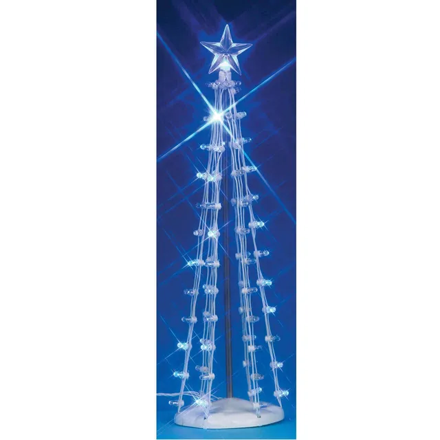 lemax-lighted-silhouette-tree-bleu-grand-arbre-lumineux image 1