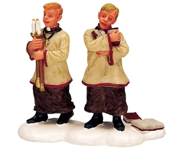 lemax-to-the-cathedral-figurines-pi-tons-vers-cath-drale image 1