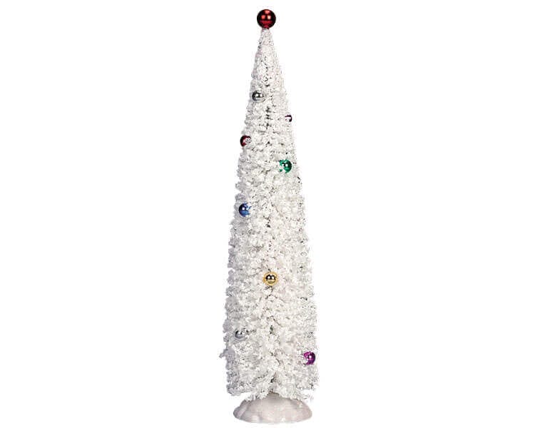 lemax-white-christmas-tree-extra-large-sapin-blanc-miniature image 1