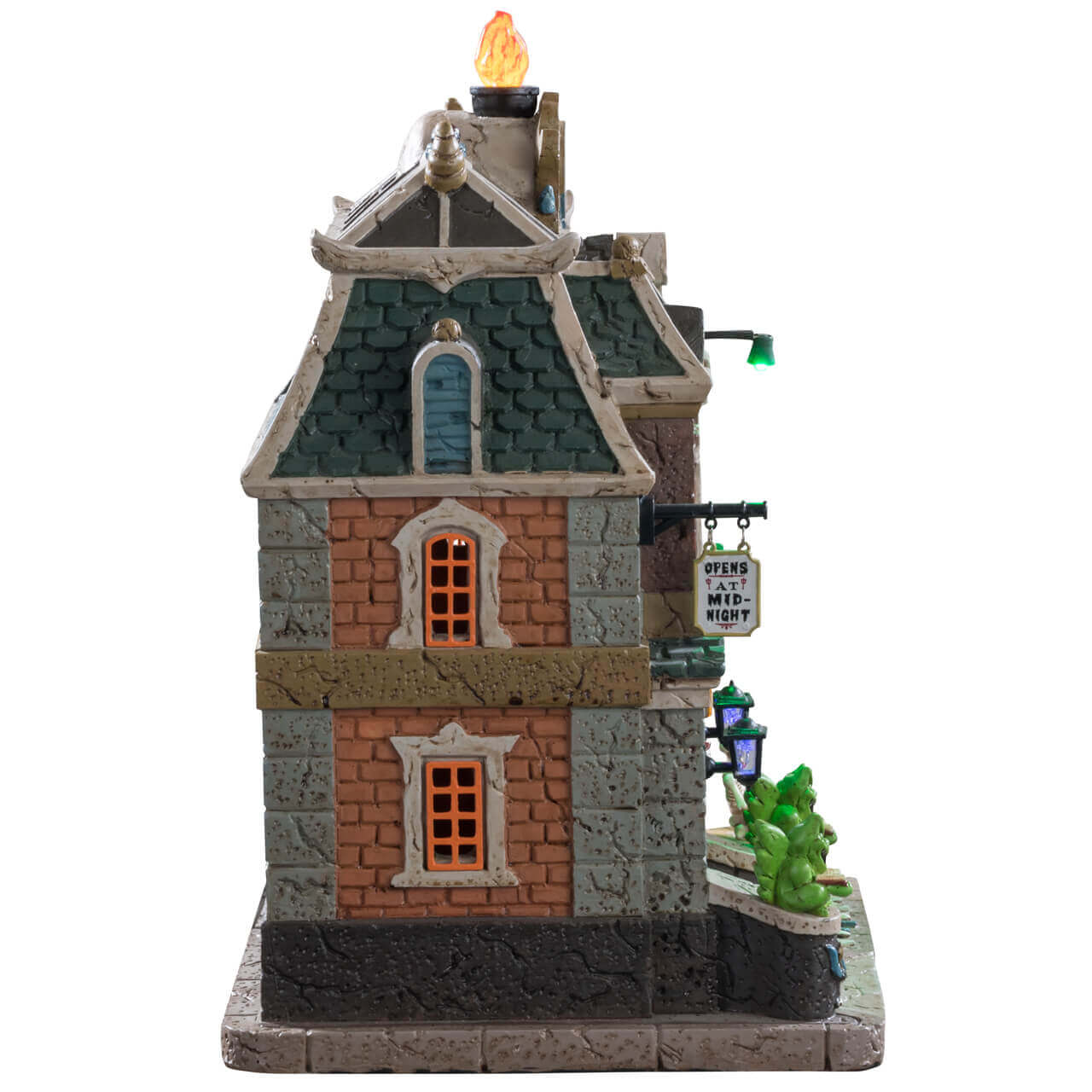 lemax-haunted-library-biblioth-que-hant-e-lumineuse-spooky-town image 3