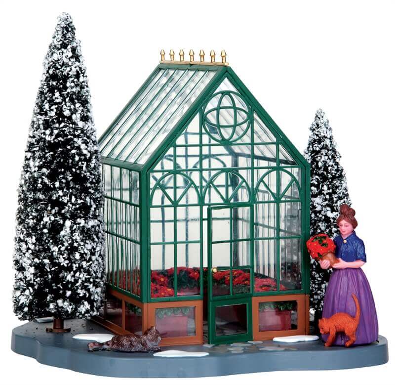 lemax-victorian-greenhouse-serre-miniature-victorienne image 1