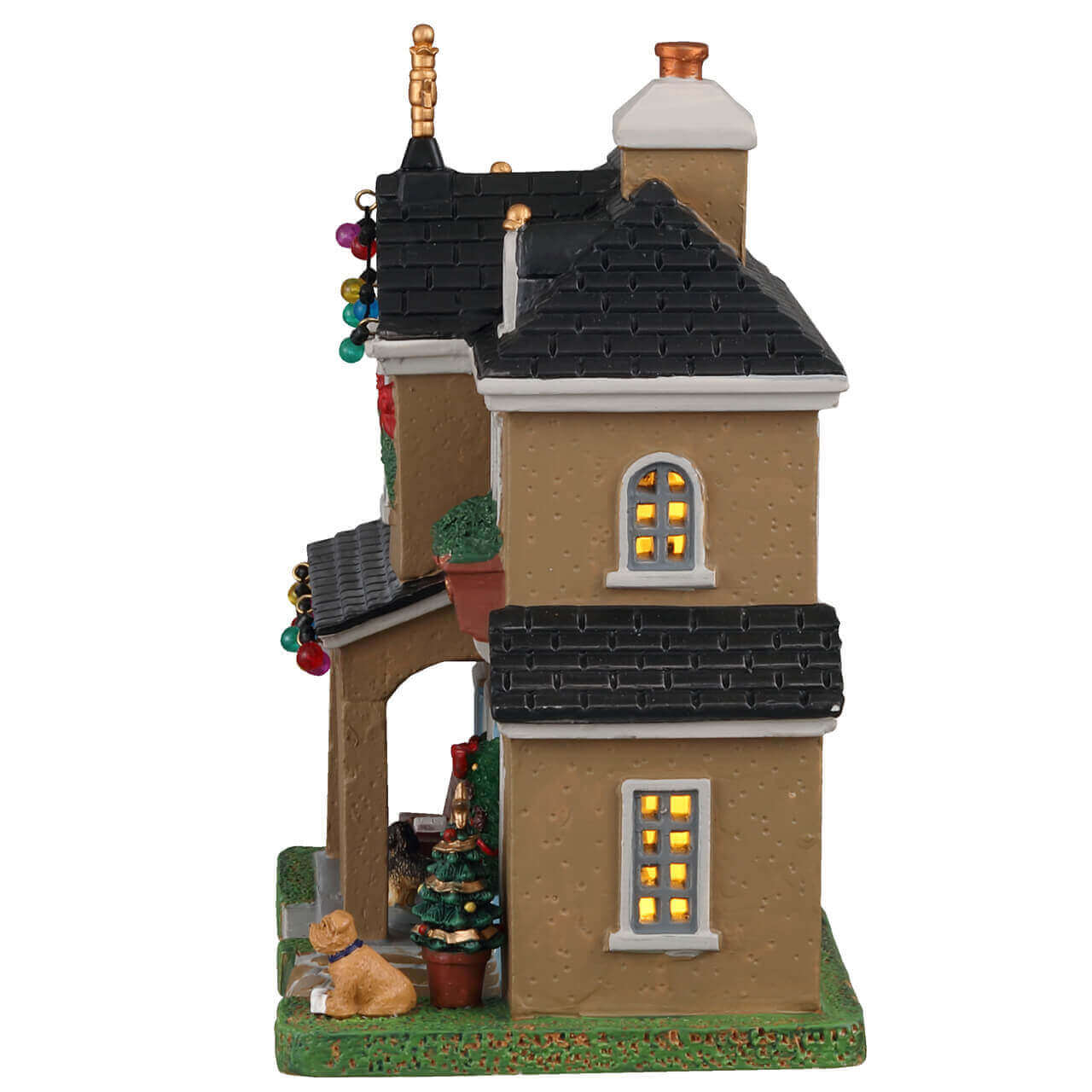lemax-foster-residence-maison-miniature-illumin-e-caddington-village image 3