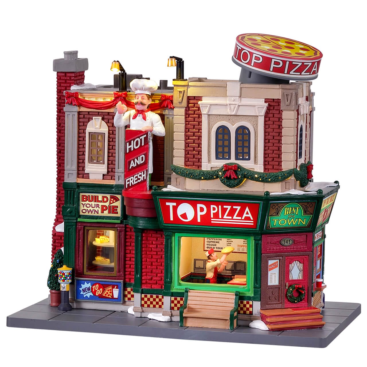 lemax-top-pizza-b-timent-de-village-miniature-harvest-crossing image 1