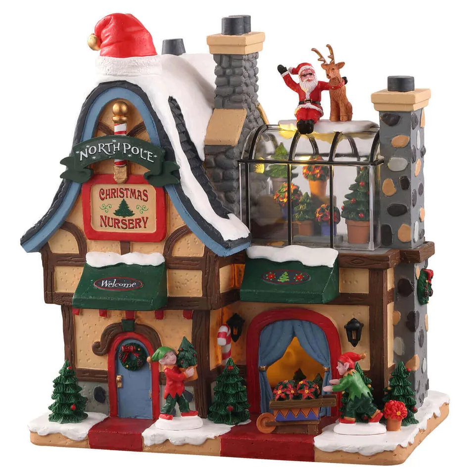 lemax-north-pole-nursery-p-pini-re-miniature-elfes-santa-s-wonderland image 1