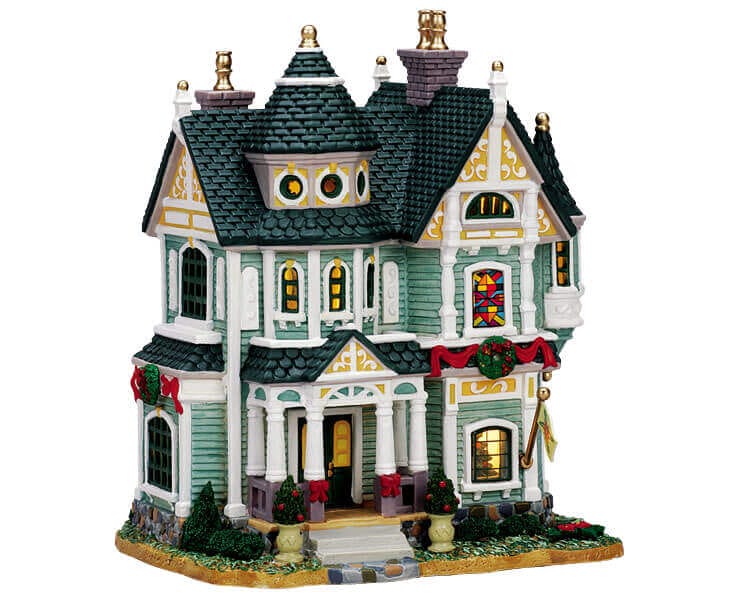 lemax-morrison-house-maison-miniature-de-village-de-collection image 1