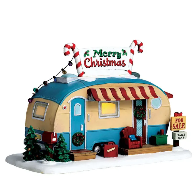 lemax-for-sale-trailer-maison-roulotte-miniature-de-collection image 1