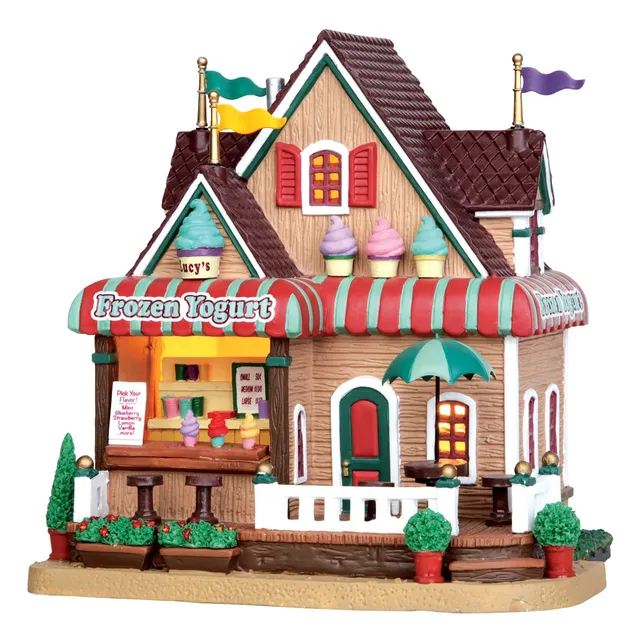 lemax-lucy-s-frozen-yogurt-boutique-miniature-lumineuse image 1